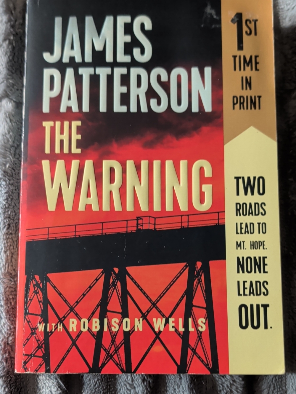 3 for $10 James Patterson "The Warning" Paperback